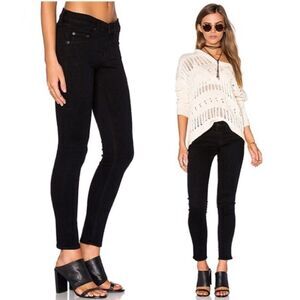 Rag & Bone Nero black Capri Skinny Jeans Size 23